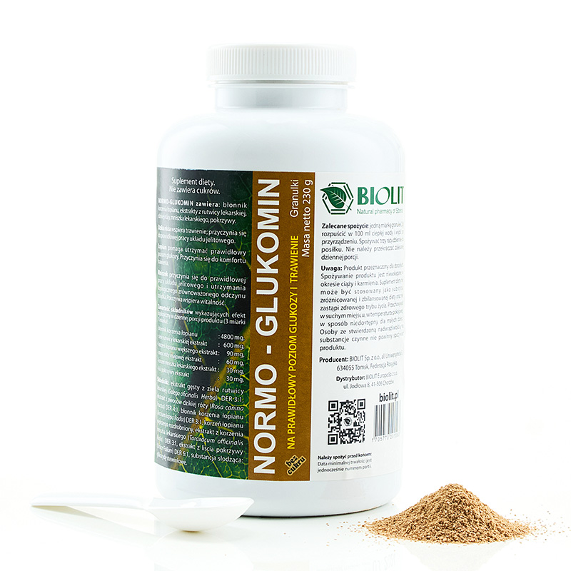 1️⃣ Normo-Glucomin granules — natural EU supplement for glucose and metabolism support — LongaVita.shop
2️⃣ Burdock root, nettle leaves, rosehip fruits — ingredients of Normo-Glucomin metabolic complex
3️⃣ Spoon of plant granules in glass of water — natural supplement preparation — LongaVita EU
4️⃣ Healthy lifestyle flat lay with herbal supplement and meal — sugar-free metabolic support — Normo-Glucomin