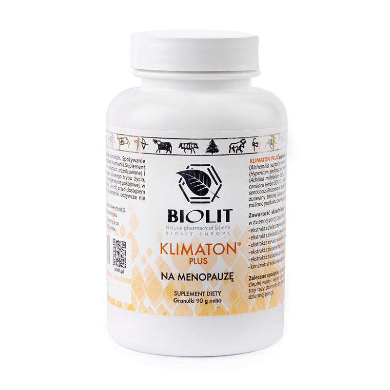 1️⃣ Climaton Plus granules — natural supplement for menopause balance and hormonal support — LongaVita.shop
2️⃣ Herbal blend with St. John’s Wort, lady’s mantle, yarrow, and eleutherococcus — emotional and hormonal balance
3️⃣ Dissolving Climaton Plus granules in water — daily support for calm mood and energy in women’s health
4️⃣ Smiling mature woman in nature — comfort and emotional stability during menopause with natural herbs