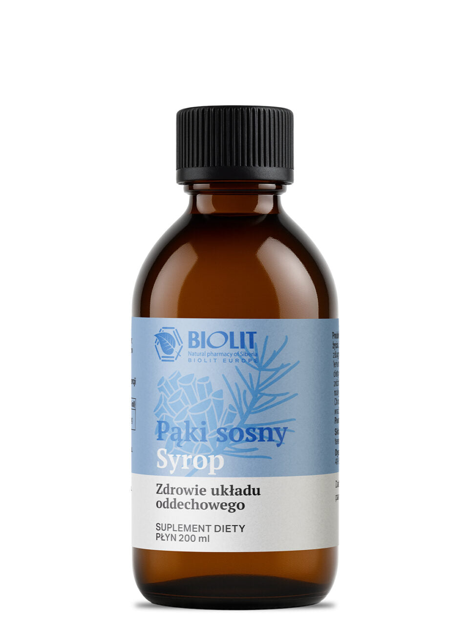 Bottle of Pine Bud Syrup — natural respiratory health supplement by LongaVita.                       Pine buds and syrup spoon — natural ingredients for healthy breathing
      Family scene — adults and children using Pine Bud Syrup for immunity support
       Product close-up — amber glass bottle with natural supplement Pine Bud Syrup
      